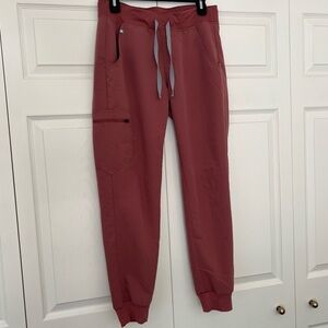 Figs Dusty Rose Jogger Pants